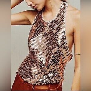 Intimately by Free People Disco Fever Cami Size M P2P 15-17”